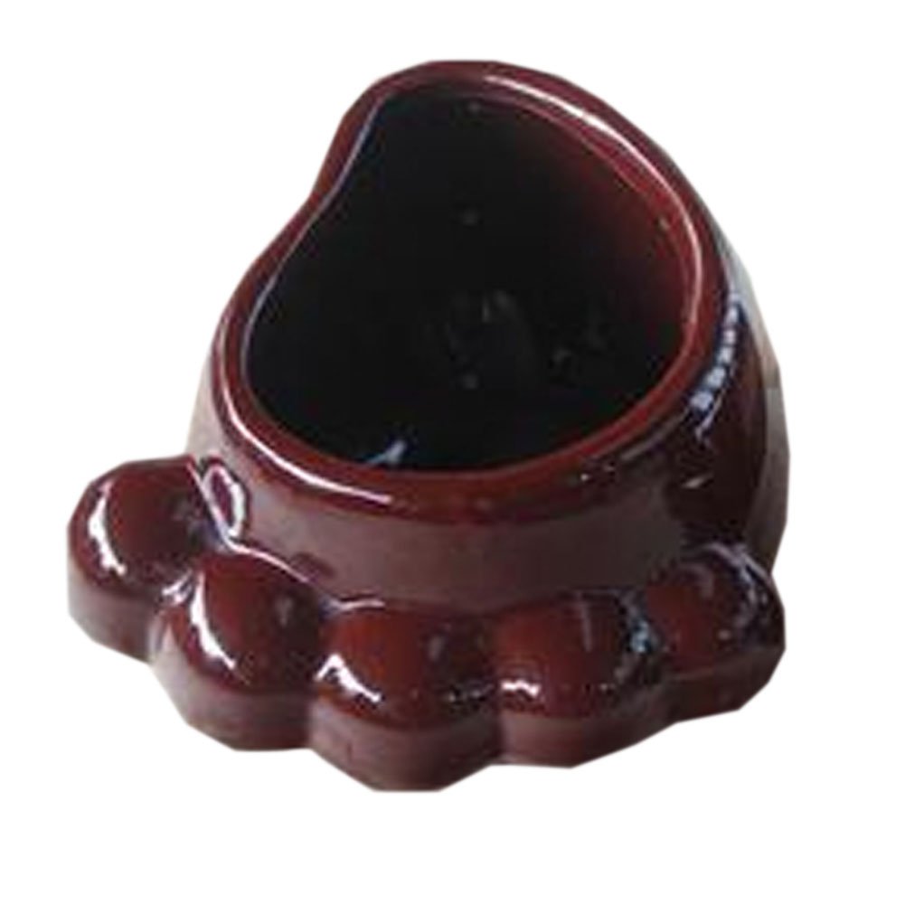 Creative Decor Lovely Garden Feet Earthenware Planter Flower Pot 2.9*1.2" BROWN