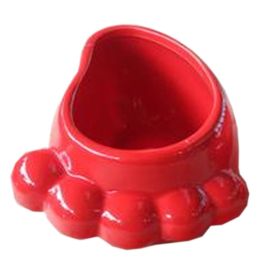 Fashion Decor/GIF Lovely Garden Feet Earthenware Planter Flower Pot 2.9*1.2" RED