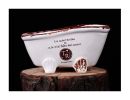 Creative Decor/Gift Lovely Bathtub Earthenware Planter Flower Pot 3.1*3.3"