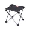 Kids Sport Folding Stool Portable Stool Camping Fishing (9x9x8 Inches) Black