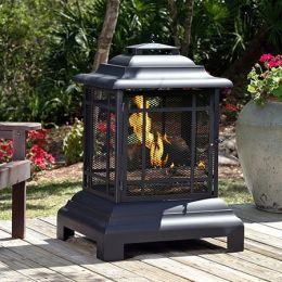 Rectangle Pagoda Patio Fireplace