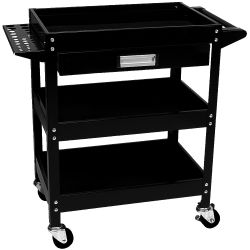3-Shelf Utility Cart w/Drawer