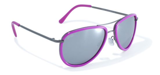 Pink Rimmed Aviator Style Sunglasses by Swag