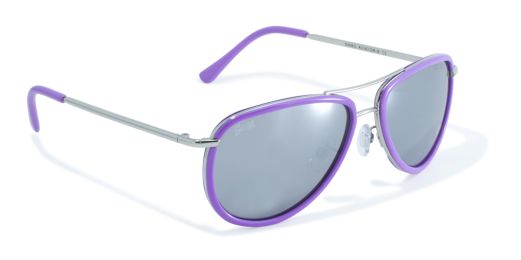Purple Rimmed Aviator Style Sunglasses by Swag