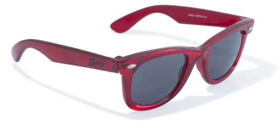 Classic Wayfarer Look in Smooth Red by Swag