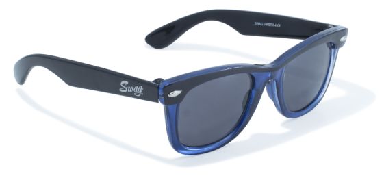 Classic Wayfarer Look in Translucent Blue by Swag