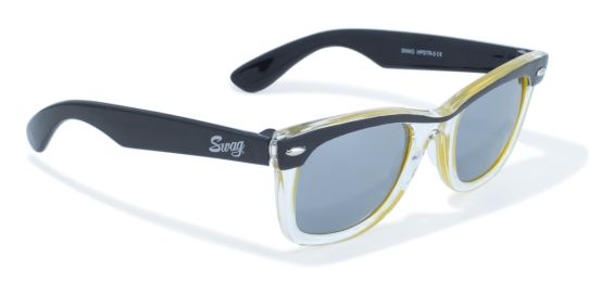 Classic Wayfarer Look in Clear/Yellow by Swag