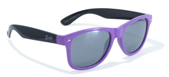 Classic Wayfarer Look with Yellow and Purple Frame by Swag