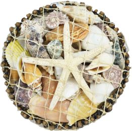 Starfish & Shells Round Botay Pack 6"