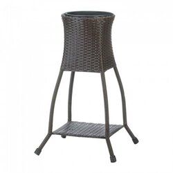 Tuscany Wicker Plant Stand