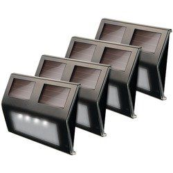 Maxsa Innovations Solar Led Deck Light, 4 Pk (bronze Finish)