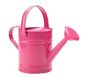 Watering Can Watering Watering Can Gardening Tools Watering Kettle Iron (Color: Pink)